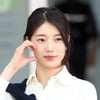 수지, 미모 반짝..청바지+흰셔츠로 올킬