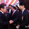 '처가 손절' 이승기X'대선후보' 이재명, 조계사서 깜짝 투샷[스타이슈]