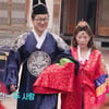 지상렬·신지, 결혼설..전통 혼례식장 동행→볼뽀뽀 포착 [살림남]