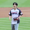 [포토] 김요한 '본인도 놀란 시구 실력'