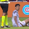 축구화 벗겨지고, 괜한 시비까지... 손흥민 '험난했던' MLS 신고식