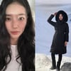 수지, 폭염 속 패딩입고 미모 열일..송혜교도 응원