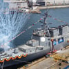 HD현대重, 이지스구축함 '다산정약용함' 진수