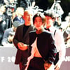 [한번에쓱]배우 심은경, 타카타 만사쿠와 미야케 쇼 감독  'BIFF2025 레드카펫'