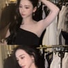 카리나, 또 한 번 레전드 생성..어깨 드러낸 블랙 드레스 자태[스타IN★]