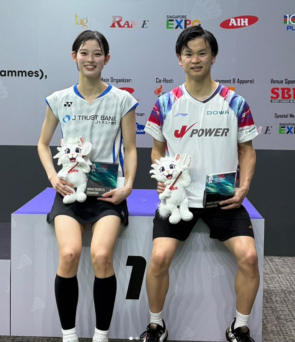 '와 미모 보소' 女 배드민턴 초미녀 '우승' 드디어 해냈다! "얼굴 크기가 차원이 다르네..."