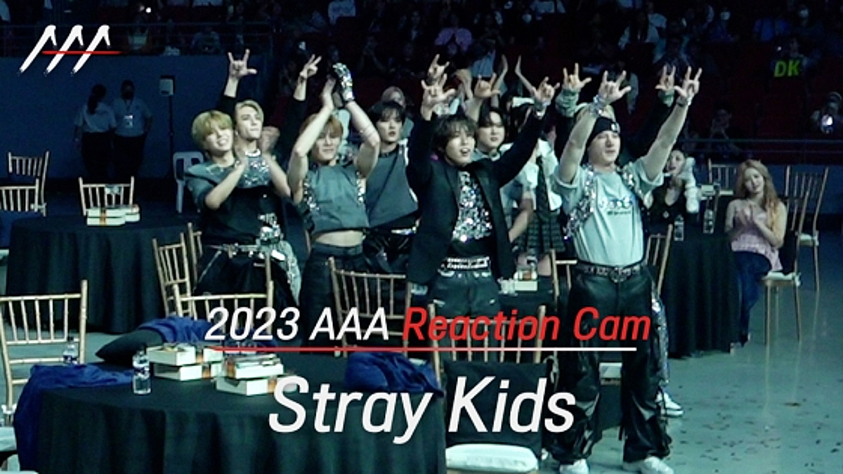 2023 AAA - 스트레이 키즈 (Stray Kids) 리액션 현장 [영상] | 스타뉴스