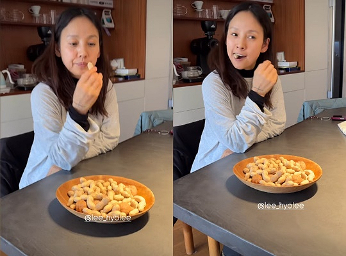 '이상순♥' 이효리, 부럼 깨물기도 사랑스러운 아내 바보