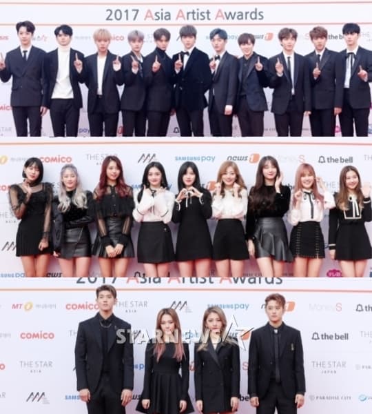 워너원, 프리스틴, 카드(위부터) / 사진=김휘선 기자