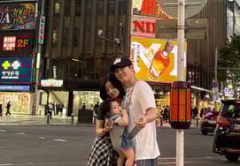 Shim Hyung Tak ôm con trai và râu ria rậm rạp♥ Đi du lịch Sapporo với vợ