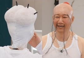 Джи Ын, ударный макияж...Я не чувствую, насколько хорошо я хочу это сделать [Бегущий человек]