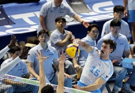 '3連勝の勢い→1位奪還' 大韓航空、'41点の合作' ラッセル·チョン·ジソクの二枚看板が炸裂··· 遠征で韓国電力を制圧 [インチョン現場レビュー]