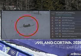 『衝撃』スキー皇帝ラストダンスの悲劇、13秒で倒れ→最終的にヘリで搬送··· "すすり泣く声が響き渡る" [ミラノオリンピック]