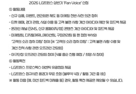 LG Twins chiêu mộ tổng cộng 10 người tham gia 'Fan Voice' nửa đầu năm 2026