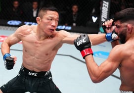 Я сломал правую руку, но победил, 日Фантастическая сила бойца →Чжон Чо Джун, чемпион 11 лет, "Я хочу титульный выстрел... Мы будем бороться в любой момент".