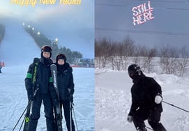 韩艺瑟♥柳成宰，命运真好...在滑雪场停留1个月中的"STILL HERE"