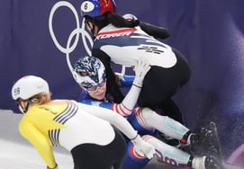 '하필 美 때문에' 韓 사고, 혼성 계주 최종 6위→'결승행' 中 포디움 실패... Host country Italy 金 [Milan Olympics]