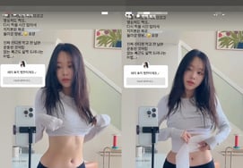 ビキニの後ろに下着が露出している..イ・ソリ「ちょっとだけ見える魔法」 ぞくぞくするね