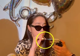 Если 'мода', то 'мама', которая также повторяет 'создание сигарет'.Ли Мин Чжон: «Если ты это сделаешь», курящая краска «Само чучела» [человек.]