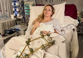 Насколько серьезно, капитан лыжного ГОАТ "Ударной ноги", комплексный перелом "острая боль"."... Последний танец "Трагедия" [Олимпиада в Милане.]