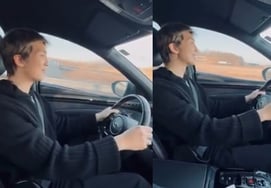 RM (BTS) cầm lái sau khi lấy bằng lái xe"Tôi cũng thấy buồn cười"