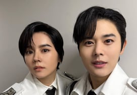 ゾッとするドッペルゲンガー..ハン・ガイン×キム・ドンジュン、壮大なツーショット「本物の兄妹認定」 [スター・イシュー]