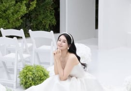 "再婚发表"崔贞允，婚纱照首次公开..."谢谢你的应援" [Star Issue]