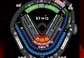 "水原KT WIZ PARK球场内的所有座位都将更换。" 1、3垒桌席→应援指定席变更... 包括秋季棒球预售优惠在内的"2026年赛季券及会员券按先后顺序募集"