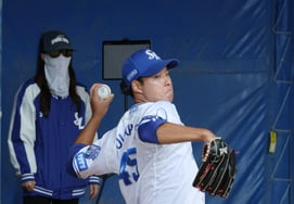 [相片儿] 李在翼的"火花投球"