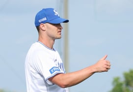 [フォト] マニング「私の投球に親指を立てる」