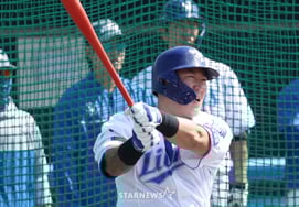 [Bハインド★] 華やかなカムバックを果たしたチェ・ヒョンウ、ライブバッティングで圧倒的な存在感を示す！ 投手のチェ・ジカンは「怖かった」と言った。 投げる場所がなかった'