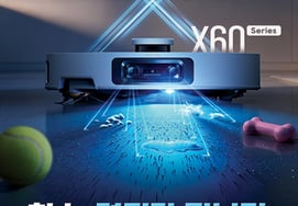 DREAMI公开新一代高端机器人吸尘器"X60"系列上市预告