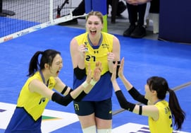 [At one go] Yang Hyo-jin, who blocked Moma from hitting, is the real taste of Yang Pyo-jin's volleyball!