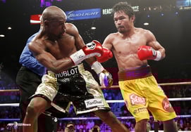 Реванш "Майведер против Пакьяо" →"Он вернулся, потому что потерял деньги! "Полный" прольется, как сарказм.