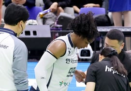 [Фото] «Момент, когда вздрогнул» Мома, которая чуть не получила травму в последнюю минуту 5 сетов Hyundai Construction