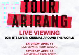 Концерт BTS в Корее и Японии в театре...Сегодня (25-е число) открывается бронирование просмотров в прямом эфире