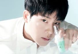 MONSTA X's Jooheon picked a model for real-world beauty brand..Brilliant 'Honey Skin'