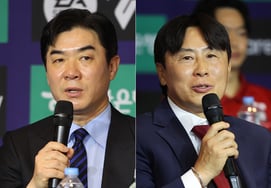 时隔581天举行的'京仁THE B'... 尹正焕和金基东双双下决心"必胜"