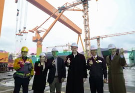 Посол Великобритании в Корее Колин посетил офис компании Hanwha Ocean Geoje