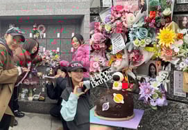 ジャイアントピンク、故パク・ボラムの誕生日に納骨堂を訪れた..「みんな、また来て」