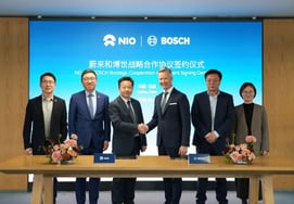 Germany's Bosch Agrees To Establish Partnership With China's NIO In Key EV Technologies