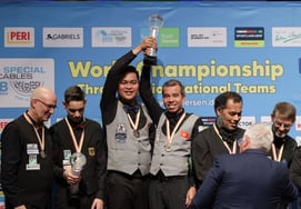 'チーム3クッション世界選手権' ベトナムは通算2回目の優勝、韓国は2分1敗でグループリーグを終えた