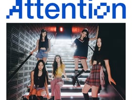 뉴진스 'Attention', 스포티파이 5억 스트리밍 돌파..합산 67억↑