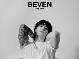 '新기록 제왕' 방탄소년단 정국 'Seven'+'GOLDEN', 스포티파이 글로벌 차트 113주·97주 진입..亞솔로 '최초'