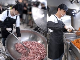 이찬원, 250인분 대용량 요리 "운 좋게 가수 데뷔 안 했다면.." [편스토랑]