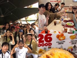 윤아, '폭군의 셰프' 단체 사진서도 센터..포상 휴가 제대로 즐겼다