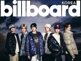 청량 품은 겨울 소년 TWS, 빌보드 코리아 디지털 표지 장식