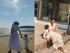 문가비, '정우성 친자' 아들 사진 첫 공개