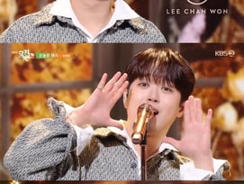 이찬원, '오늘은 왠지'로 '뮤직뱅크' 1위 후보..컨트리 팝도 通