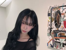 에스파 카리나, 무대 내려오니 청순美..쇄골에 물 고이겠네